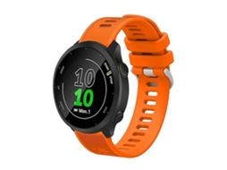 Lurelia Pulseira De Relógio Silicone Laranja 20 Mm, Compatível Com Garminmove 3