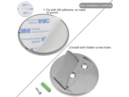 Batente Magnético Para Porta, Sem Necessidade De Furar, Em Aço Inoxidável Resistente, Ideal Para Portas De Escritório. Protetor De Aquaforge