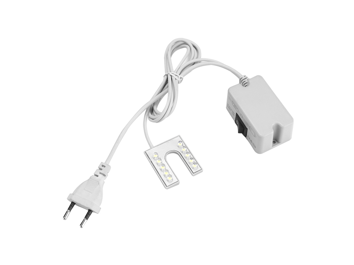 Luminária LED flexível com pescoço de ganso e base magnética Bj-luz para máquina de costura