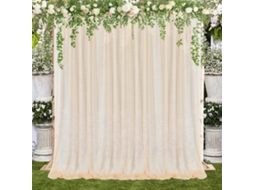 Cortina De Tecido Para Arco De Casamento, Transparente, Para Ambientes Internos, 150 X 250 Cm, Ideal Para Chá De Bebê E Festas Ao Ar Livre. PENGDSJE