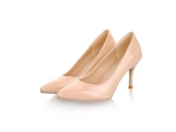 Zapatos De Tacón Alto Para Mujer Zogeer Primavera Otoño Oficina Fiesta Boda Rojo Rosa Blanco 35 Bege