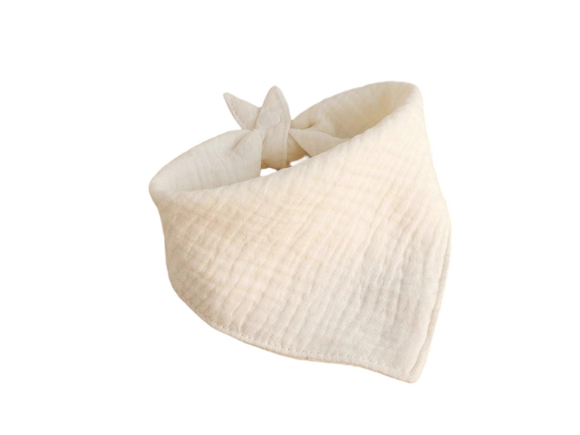 Almofada triangular de algodão com 4 camadas, para amamentação e respiração, ideal para alimentar bebês, absorver saliva e limpar recém-nascidos. Unissex.