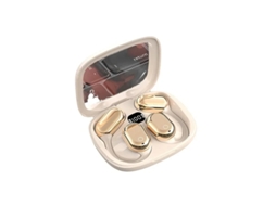 Auriculares Sem Fio Estéreo YIZHOOD Pele Bluetooth Bege