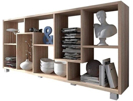 Estante SELECTIONHOME Sonoma (Melamina - 68,5 x 161 x 25  cm)