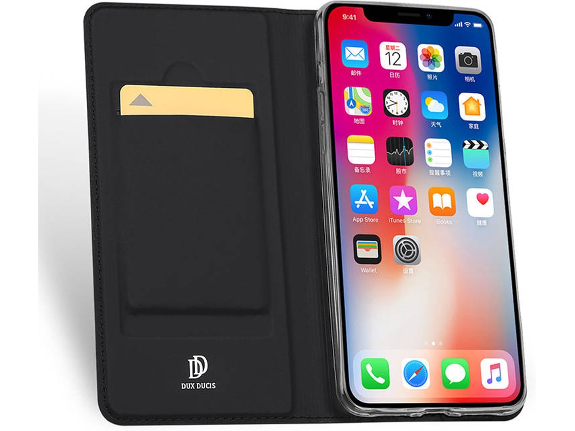 Capa iPhone XS WISETONY Dux Ducis-394 Preto