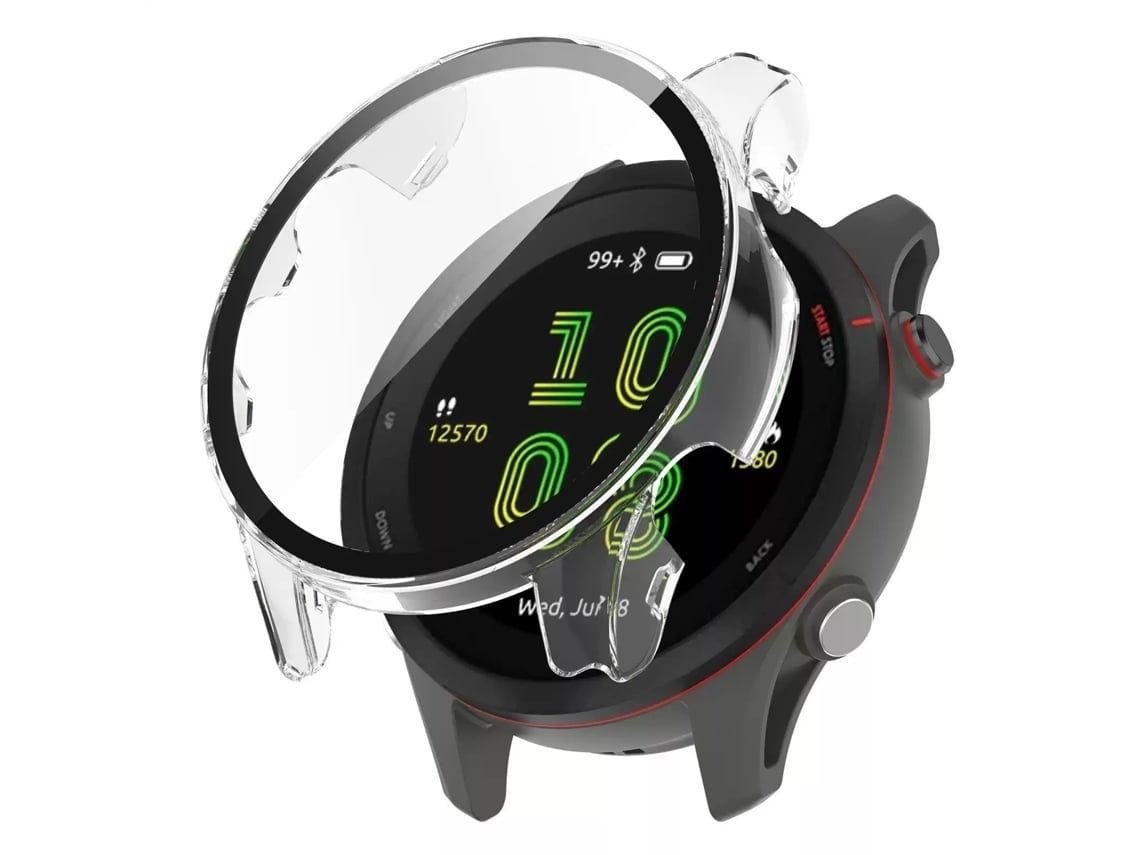 Capa Protetora Transparente, Compatível Com Relógio Garmin Forerunner 255s