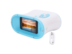 Digital Binoculars With Camera 48mp 1080p Hd 2.4 Inch Ips Color Screen 8x Zoom Binoculars Video Camera With 1/4 Inch Screw For Bird Watching Blue