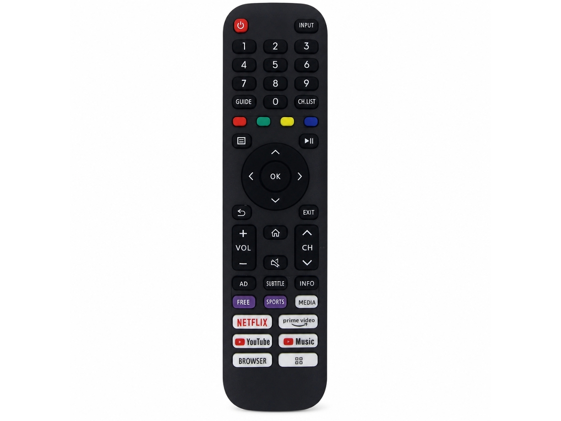 Comando À Distância De Substituição Compatível Com Tv Hisense En2ae30h, Sem Configuração_dae