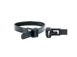 Abraçadeiras Reutilizáveis 150 X 7,6 Mm Pretas - Pack De 1000