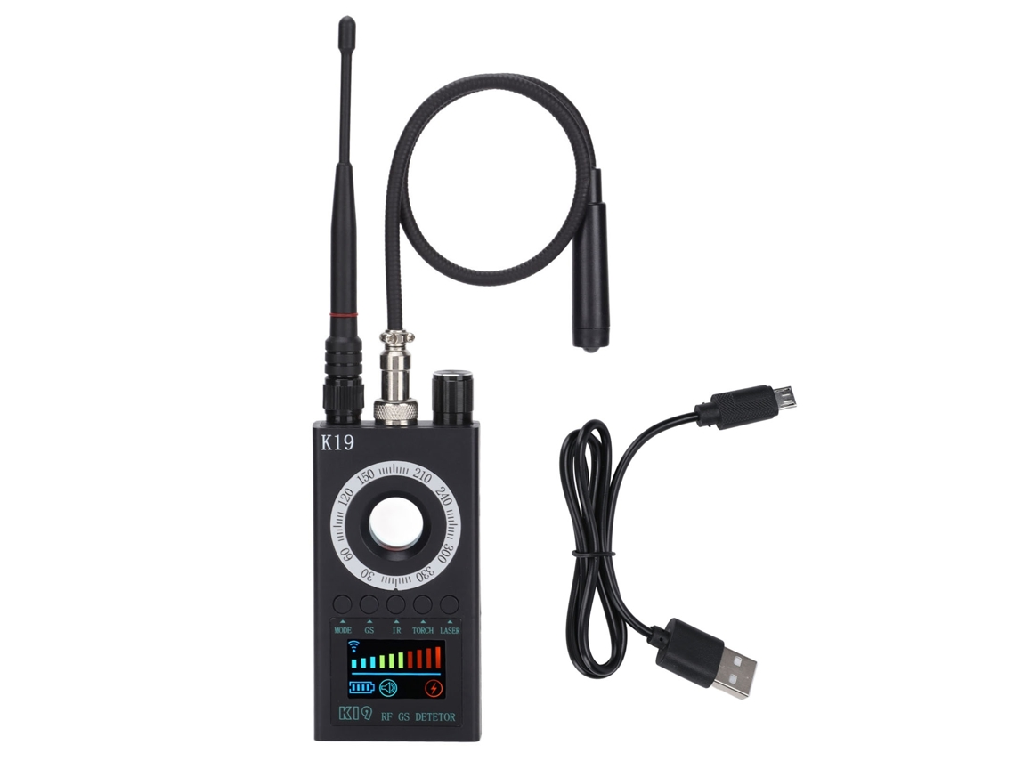 Detector De Sinal Rf K-19 Para Encontrar Câmera Sem Fio Bug Gps Dispositivo De Monitoramento Eletrônico