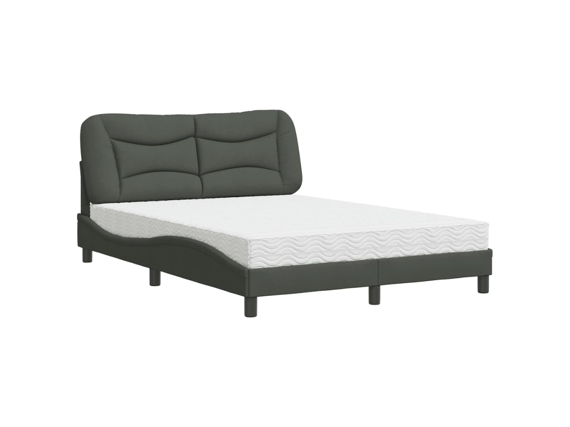 Bed, Beds Vidaxl Cinzeto Tecido (120 X 200 Cm)