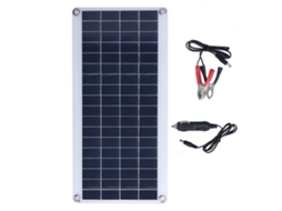Kit painel solar Primerox 8w flexível monocristalino portátil para navios RV casa bateria módulo | S/MARCA