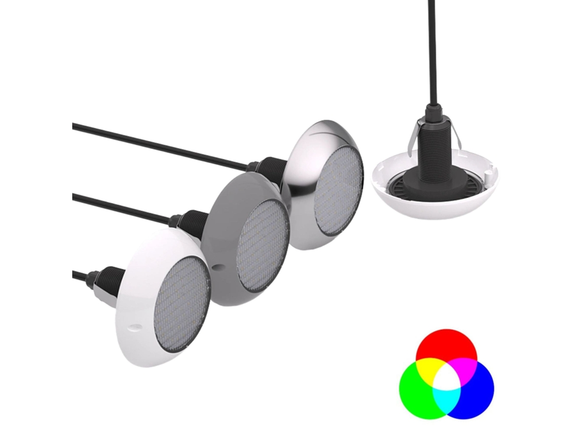Foco Led 150 Easy Way Rgb 12w 380lm Ip68 12v Ac - Aço Inoxidável