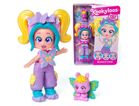 Muñeca Kookyloos Sophie Serie Pet Party Mariposa Mascota Incluido Pkl6d112in0 Magic Boxvolumen