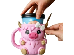 Porta copos para Sorvete, Caneca com Alça, Tema de Animais Fofos, Refrigerador de Picolé À Prova de Vazamentos, Cerveja Prática AQUAFORGE