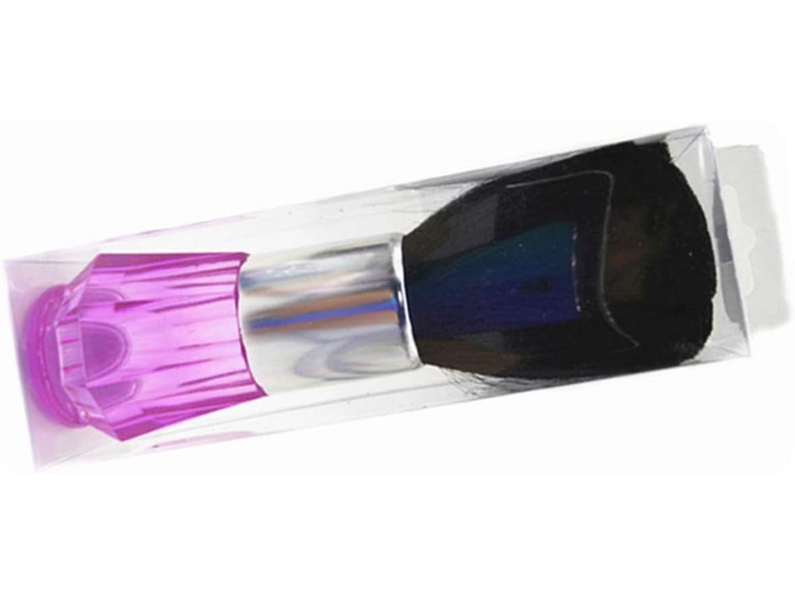 Escova De Corte Cabelo Anneome, Escova Portátil Fina Com Cristais E Fibras Para Limpeza De Cabelo, Acessório Prático De