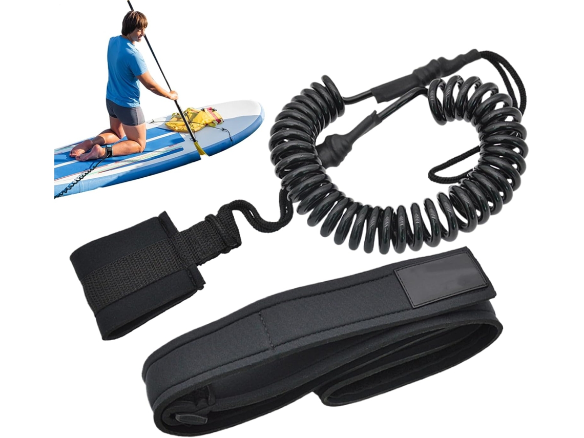 Leash Retrátil Para Prancha De Stand Up Paddle - Acessórios Para Equipamentos De Surf - Alça De Transporte