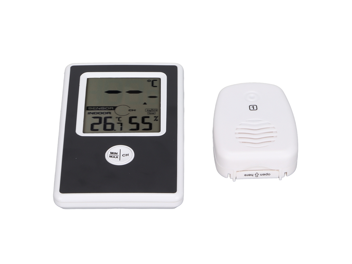 Termômetro Digital Inteligente Lcd com Sensor Sem Fio para Interior e Exterior
