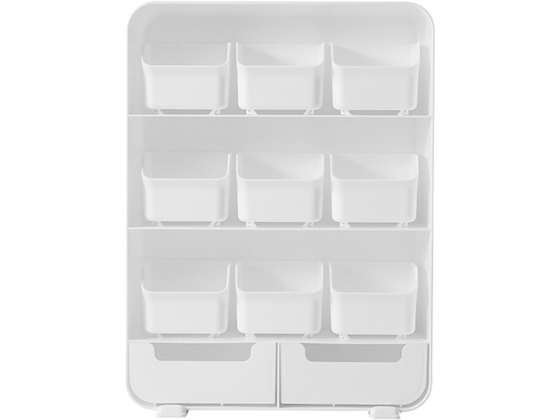 Organizador De Mesa De Plástico Com Várias Camadas E Gavetas Independentes Para Otimizar A Organizaç Gokoco