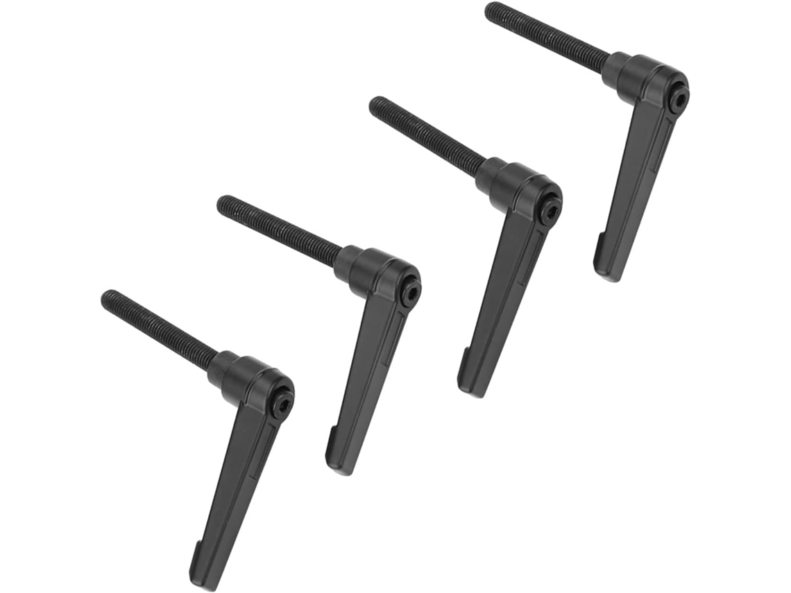 Conjunto De 4 Botões Ajustáveis Com Rosca Macho Rizghwoy Para Aplicações Industriais, Em Aço Inoxidável, 16-50mm