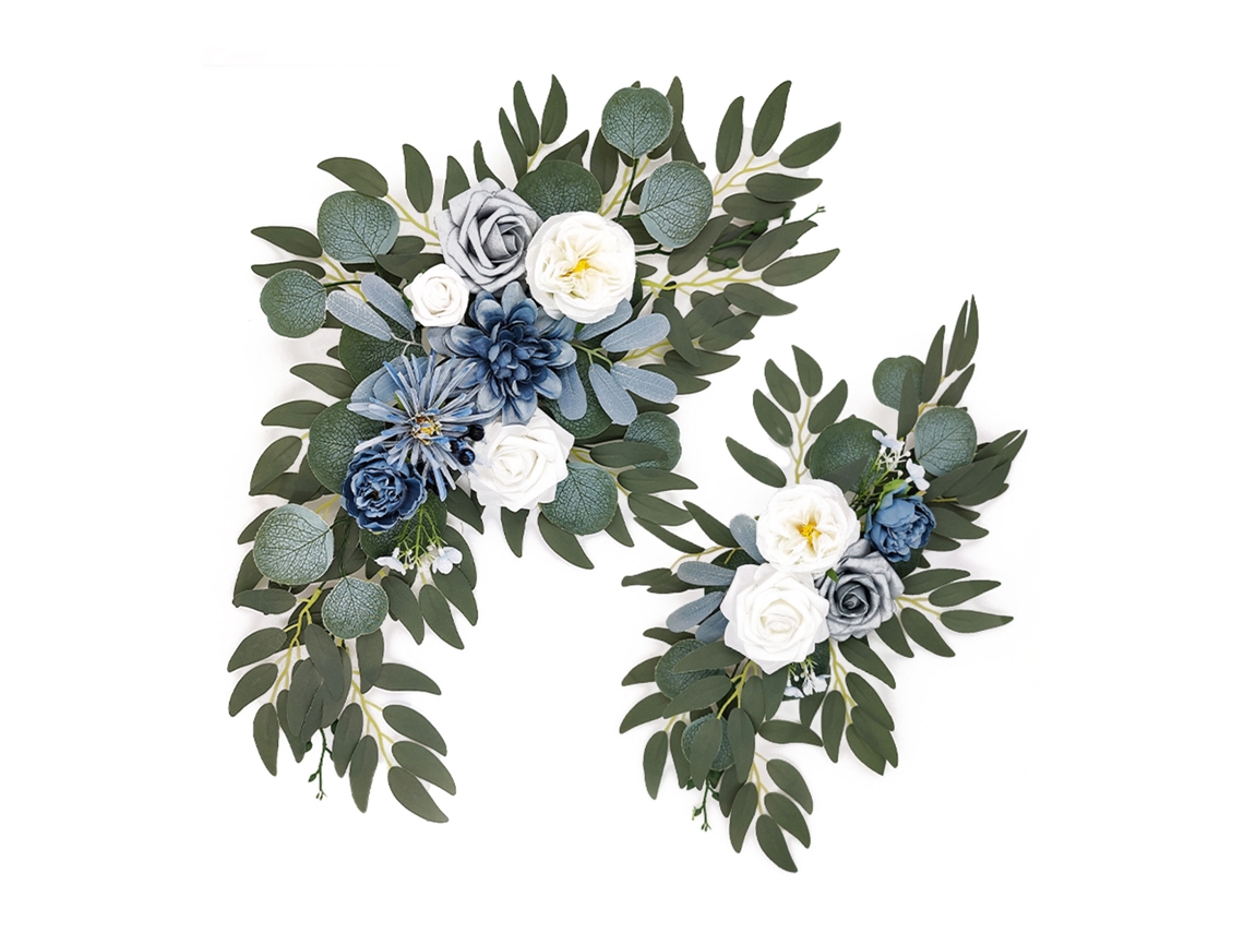 Painel de Boas-vindas para Casamento com Decoração Floral LAXISCREED