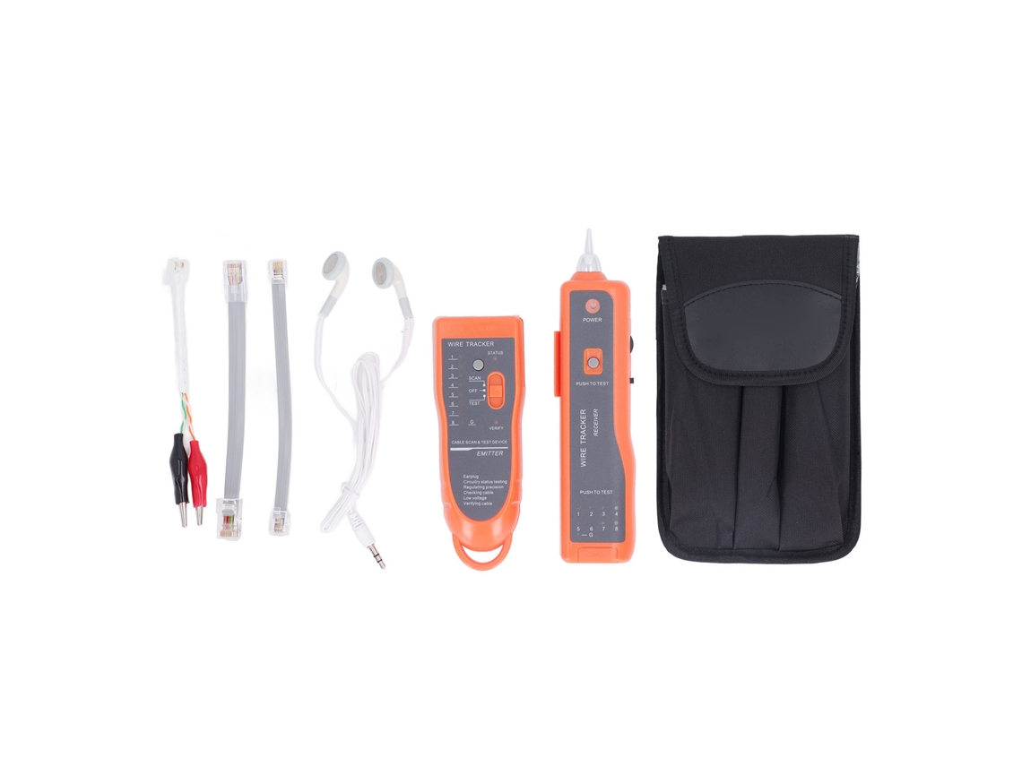 Detector De Cable Y Tester De Red Multifunción Kit Trazador De Cable