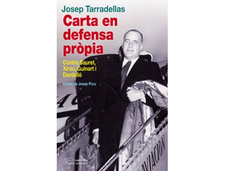 Livro Carta En Defensa Propia de Josep Tarradellas (Catalão)