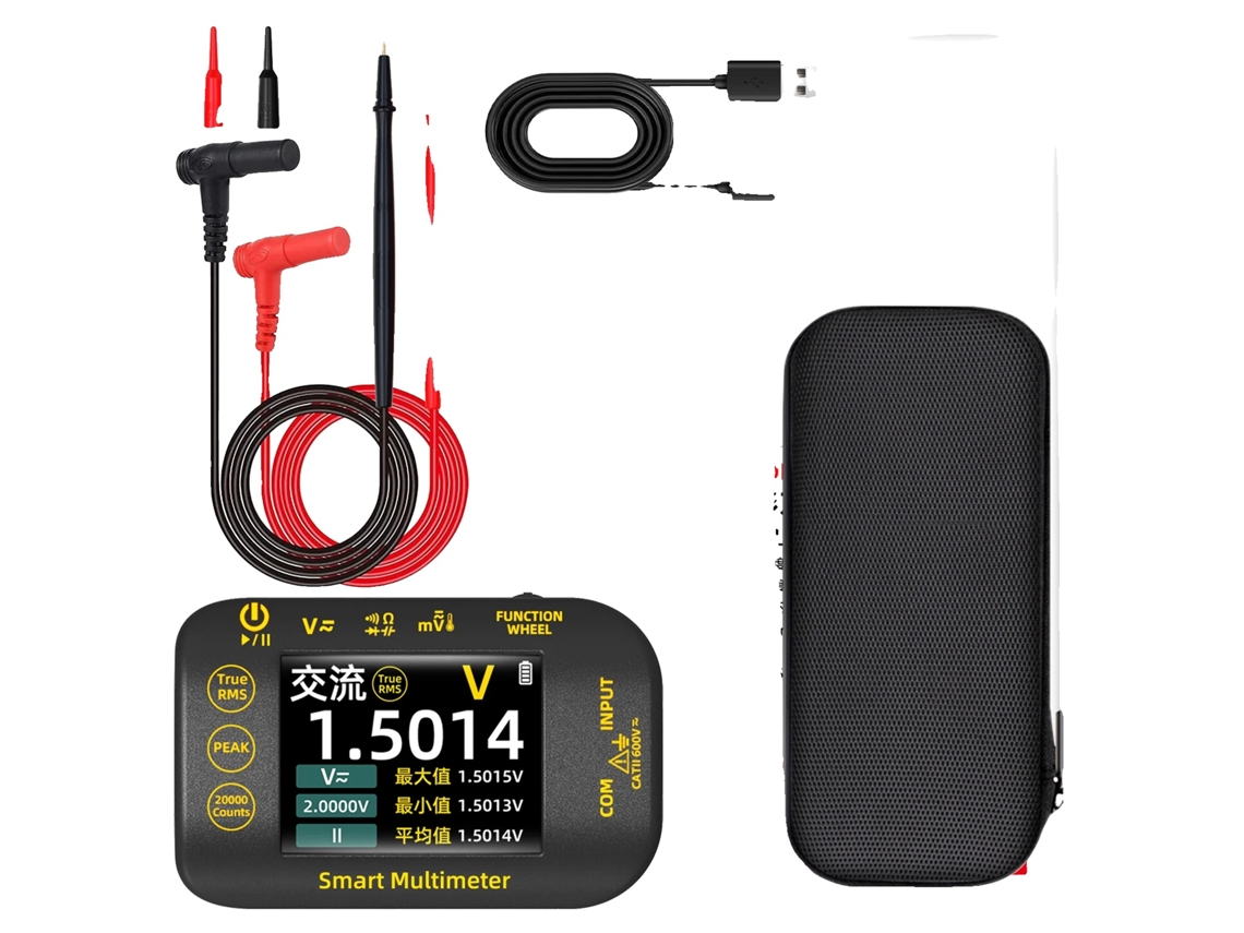 Multímetro inteligente, tensão 1000 V CC, tensão 1000 V CA, Faixa automática, Bside S40 OEM