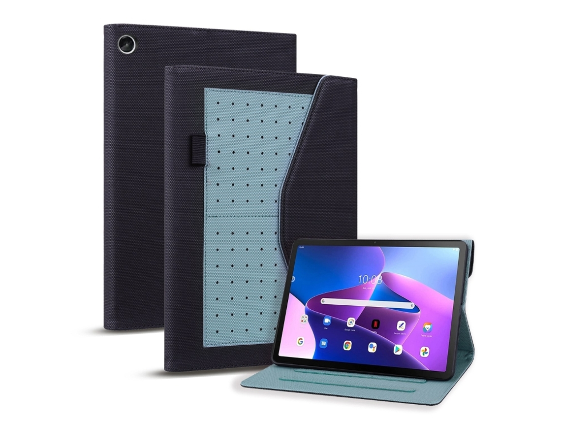 Estojo De Couro Comercial Halinuia Para Lenovo Tab M10 Hd 2ª Geração