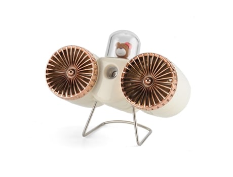 Ventilador RAMPOW de Névoa de Cabeça Dupla 1200Mah