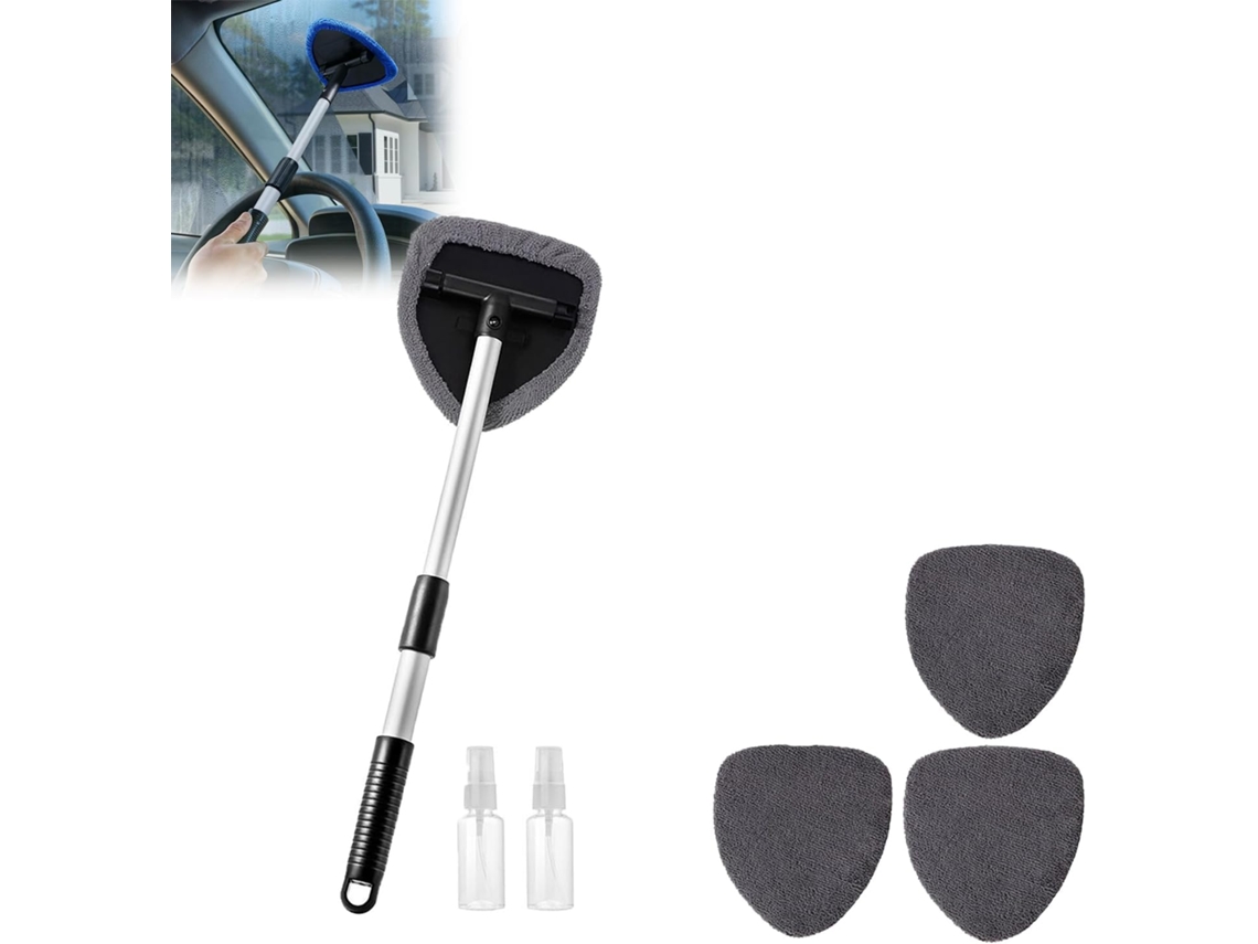 Escova Telescópica Para Para-brisa, Microfibra, Para Vidros E Espelhos, Para Carro