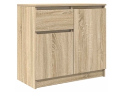 Sideboard, Sideboards Vidaxl Marrom Madeira Processada (n/a)