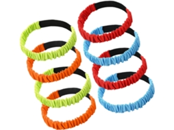 Galpada Conjunto De 8-faixas Elásticas Flexíveis Para Corrida Pernas, Ideais Jogos Trabalho Em Equipe, Feitas