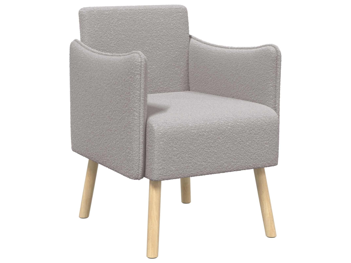 Vidaxl Poltrona Cinzento-claro Bouclé