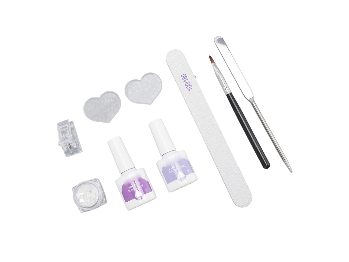 Kit De Manicure (com Lâmpada Uv Para Unhas, Acessórios Completos) Eoocoo