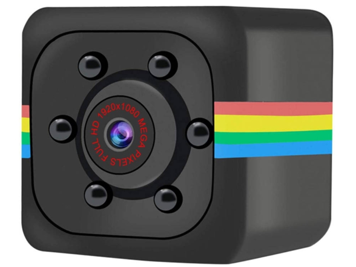 Câmera Dvr De Visão Noturna Mini Sq11 1080p (preta)