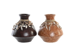 Vaso DKD HOME DECOR (2 Unidades - Multicor - 30x30x32cm)