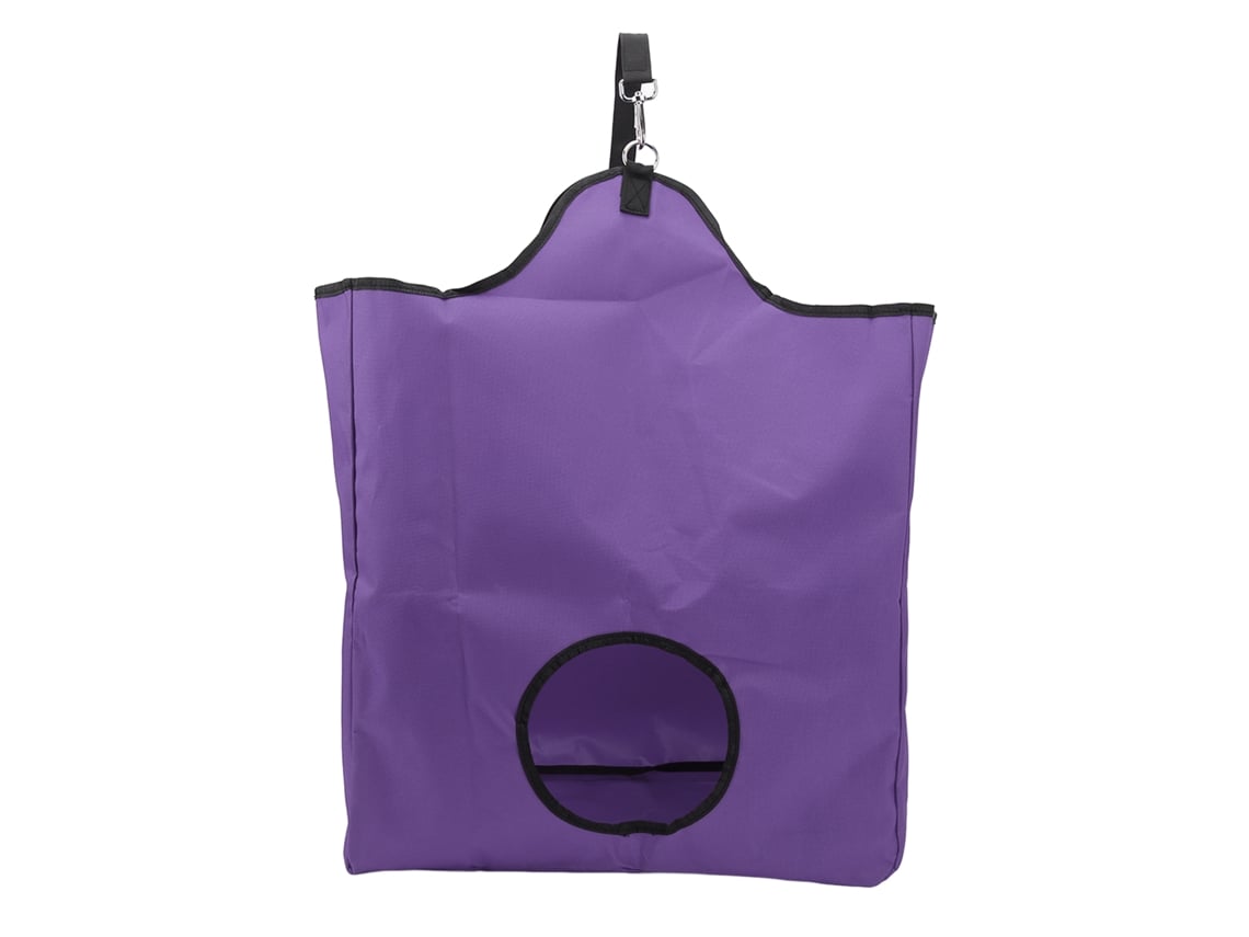 BOLSA de Feno resistente à sujeira para cavalos, 600d Oxford, grande capacidade, roxa