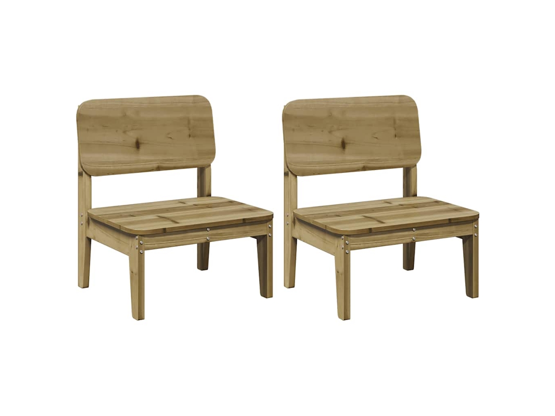Garden Chair, Garden Chairs Vidaxl Marrom Madeira De Pinho (n/a)