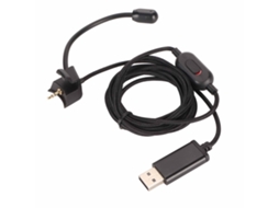 Cabo de Fone LAXISCREED 2.5mm Controle Botão Microfone 6.6ft