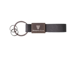 Chaveiro Athletic Club Premium Em Couro E Aço Em Caixa Preta 87631