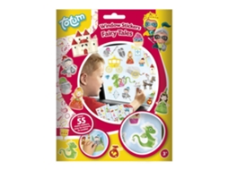 Totum Window Stickers Fairy Tales Autocolante para Crianças
