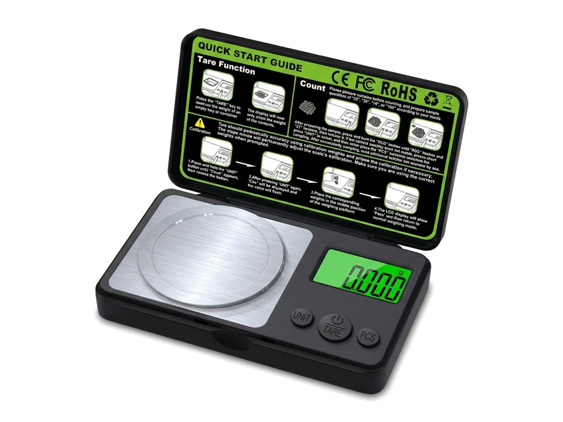 Balança De Precisão Digital 200g 0,001g Com Ecrã Lcd - Eifson
