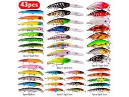 Kit Iscas de Pesca Artificial Minnow Bait