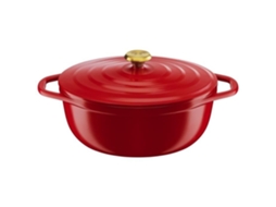 Tefal E2548904 Légere Oval Cocotte 30x23 cm, elenco de alumínio vermelho