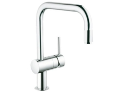 Torneira Para Lavatório Grohe Minta Cromada Puxadores De Alavanca Giratória 360°