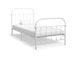 Estrutura De Cama 100x200 Cm Metal Branco