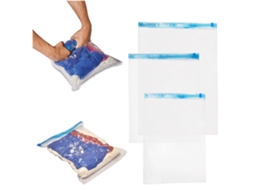 Sacos De Rolo A Vácuo Para Roupas 9 Peças 3 Tamanhos 35x50cm, 40x50cm, 50x70cm Pricenet