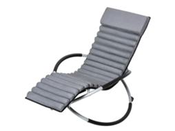 Cadeira de Balanço Ergonômica 2 em 1,poltrona Swing suspensa,metal e Texteline,145x74x86cm BTFORUS