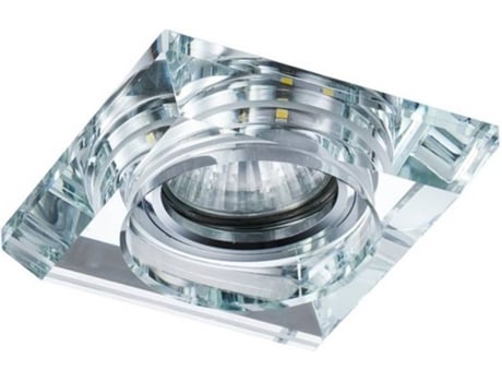 Candeeiro de Teto  Gemo (Transparente - GU10 - Máx.35 - Vidro - Metal)